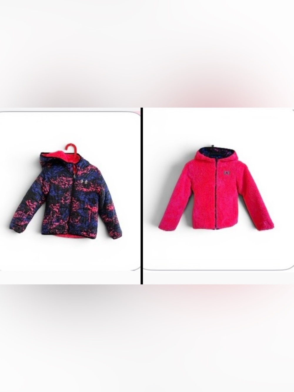 3 for $15😍 Under Armour Reversible Kids Hooded Fleece Jacket